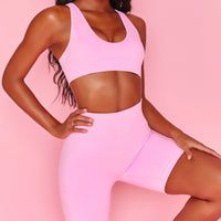 Seamless 2-Piece Shorts Set